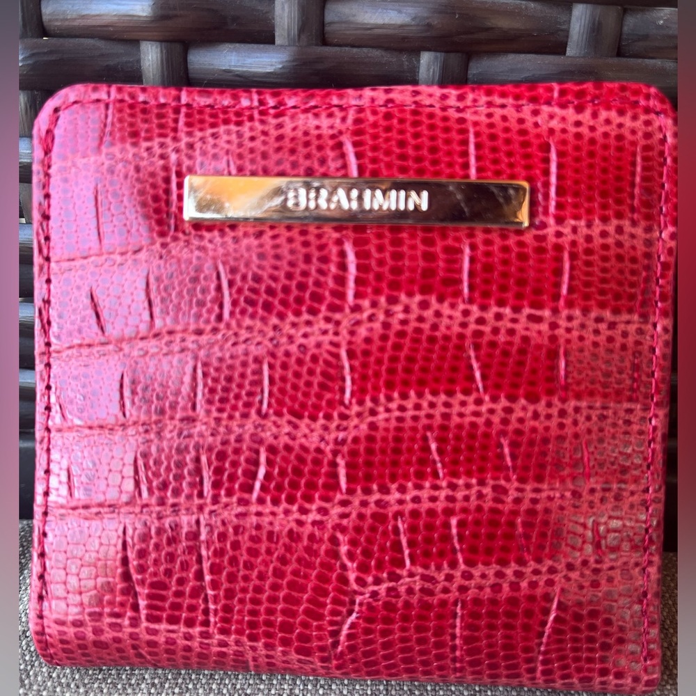 NWT Brahmin Jane in Red Dragon Haiku Wallet